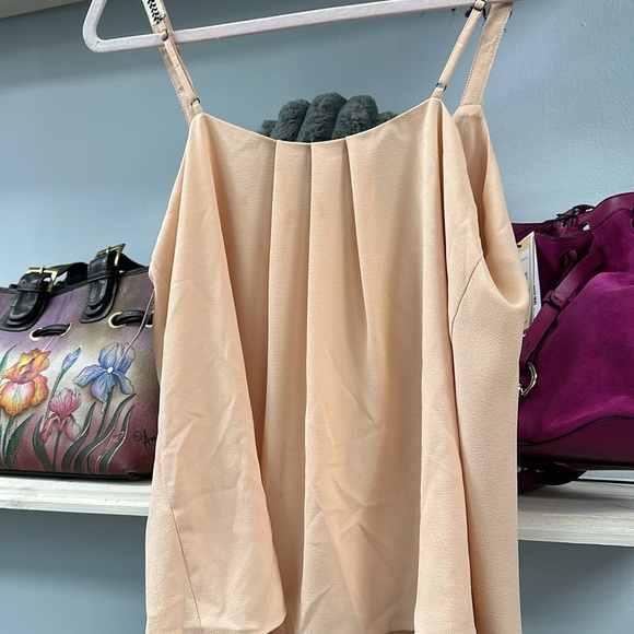 1.State Gypsy Night Peach Flowy Tank Top Size Med NEW WITH TAGS - Picture 6 of 9